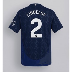 Manchester United Victor Lindelof #2 Borta Kläder 2024-25 Kortärmad